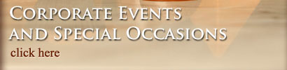 Corporate Events and Special Occasions
